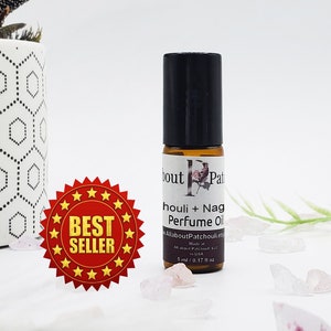 Nag Champa + Patchouli + Dragons blood Perfume Oil, Hippie Gift, seductive Aromatherapy, All about Patchouli