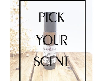 PICK YOUR SCENT Perfume Roll On Perfume Oil, Aromatherapy, All about Patchouli, Gift, Christmas Gift, Perfume Gift, Make your own perfume