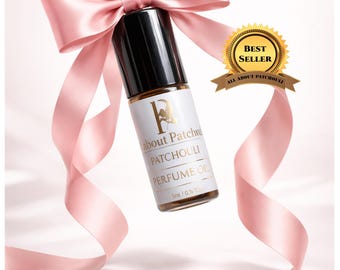 Patchouli + Vanilla Perfume Oil, Warm Earthy Vanilla Fragrance, Long Lasting Roll On Perfume, Unisex Scent, All about Patchouli