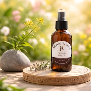 Patchouli Body Oil, remedies for Eczema, acne and dermatitis, Patchouli Oil, Healing Oil, Birthday Gift, All about Patchouli, hippie Gift
