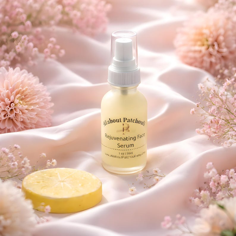 HYDRATING FACE SERUM, Rejuvenating Serum, Night Face Serum, Dry skin Serum, Moisturizing Face Serum, Antioxidant Night Serum,Soothing Serum image 1