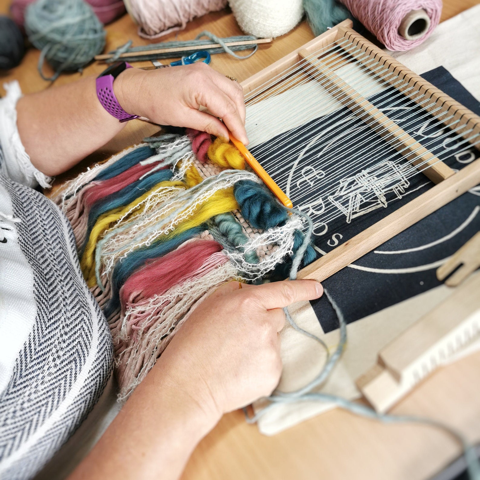 Frame Loom Weaving Kit Weaving Kit Weaving Loom Kit Etsy UK