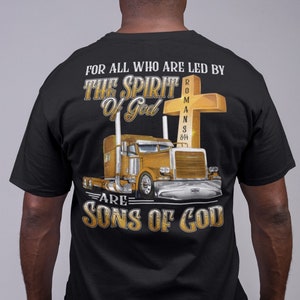 Christian Trucker Shirts, Sons Of God, Christian Trucker Gifts For Truckers