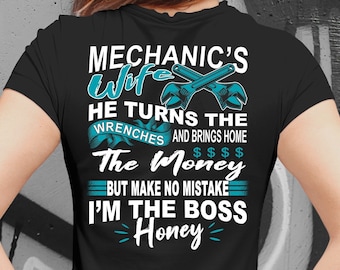diesel mechanic girlfriend shirts