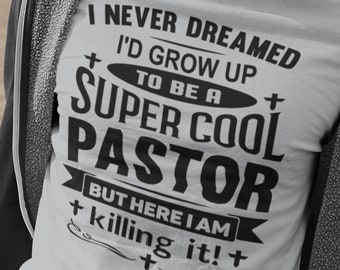 Pastor Shirt, Super Cool Pastor, Pastor Appreciation Gift, Funny Pastor Gifts