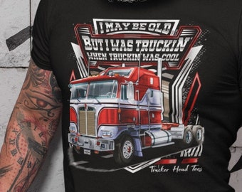 Old School Trucker T-Shirt | Cool Truckin' Graphic Tee