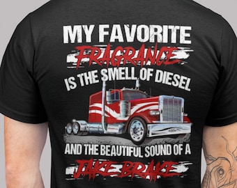 Trucker t-shirt | Diesel And Jake Brake Trucker Shirts | Truck driver gifts
