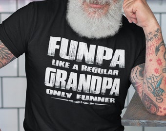 Funny Grandpa Shirt: Funpa 100% Cotton Tee