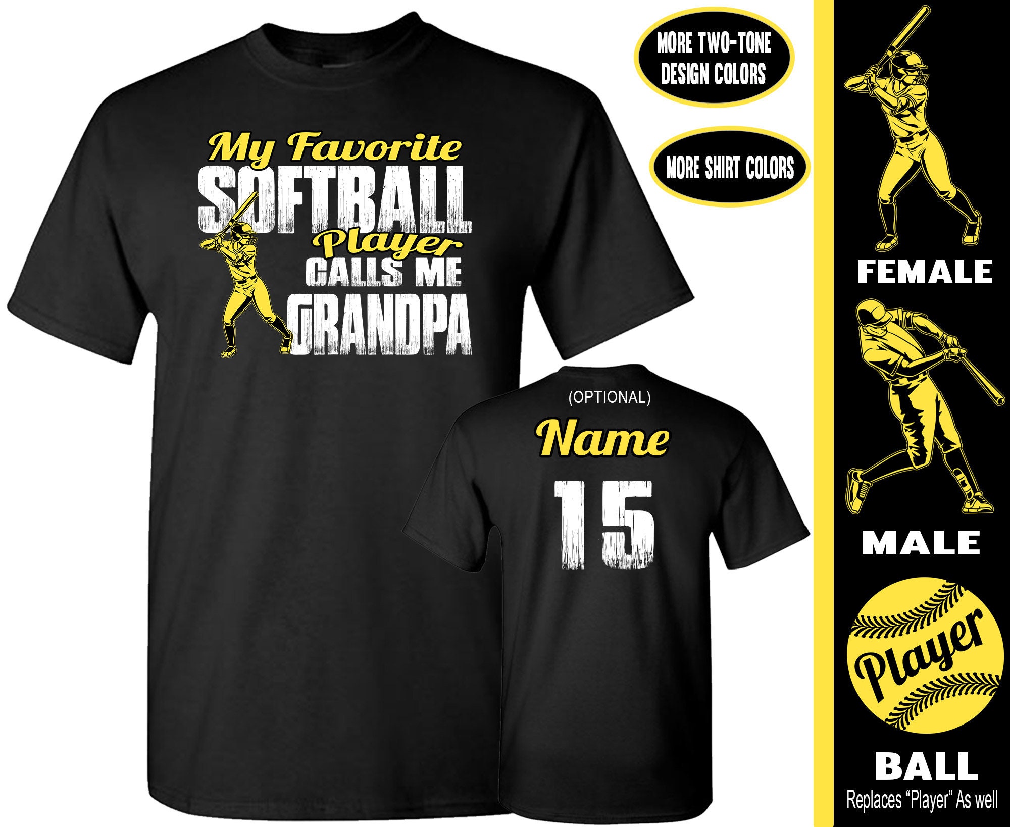 Mens My Favorite Softball Player Softball Grandpa Shirt Orange Mens My Favorite Softball Player Softball Grandpa Shirt Orange