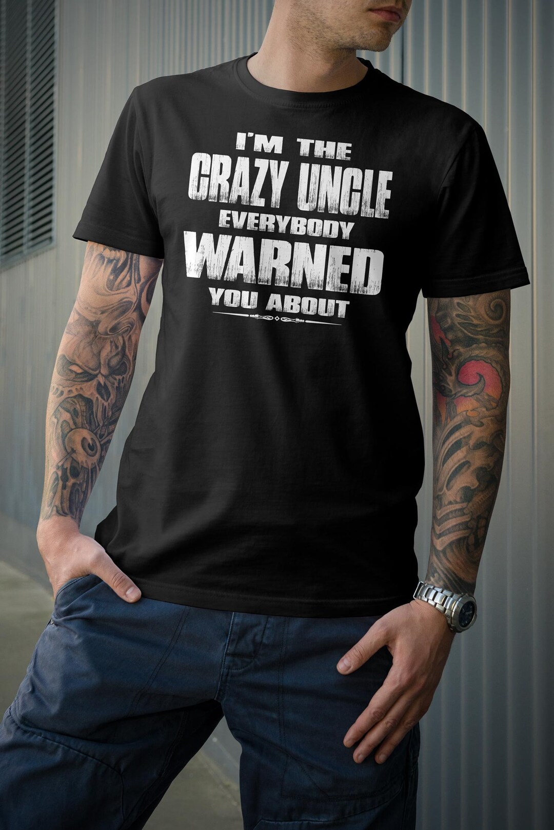 Funny Uncle Shirt | Crazy Uncle T Shirt | Gift for Uncle - Etsy