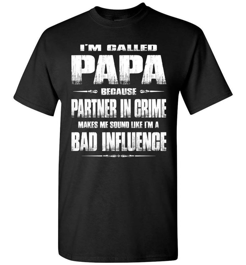 Gifts for Papa Papa Birthday Gift Black Tshirt Papa Best Etsy