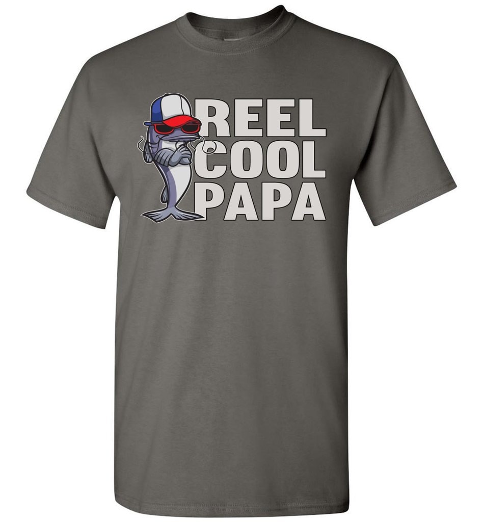 Papa Fishing Shirt Reel Cool Papa Fishing Tee Shirts Papa - Etsy