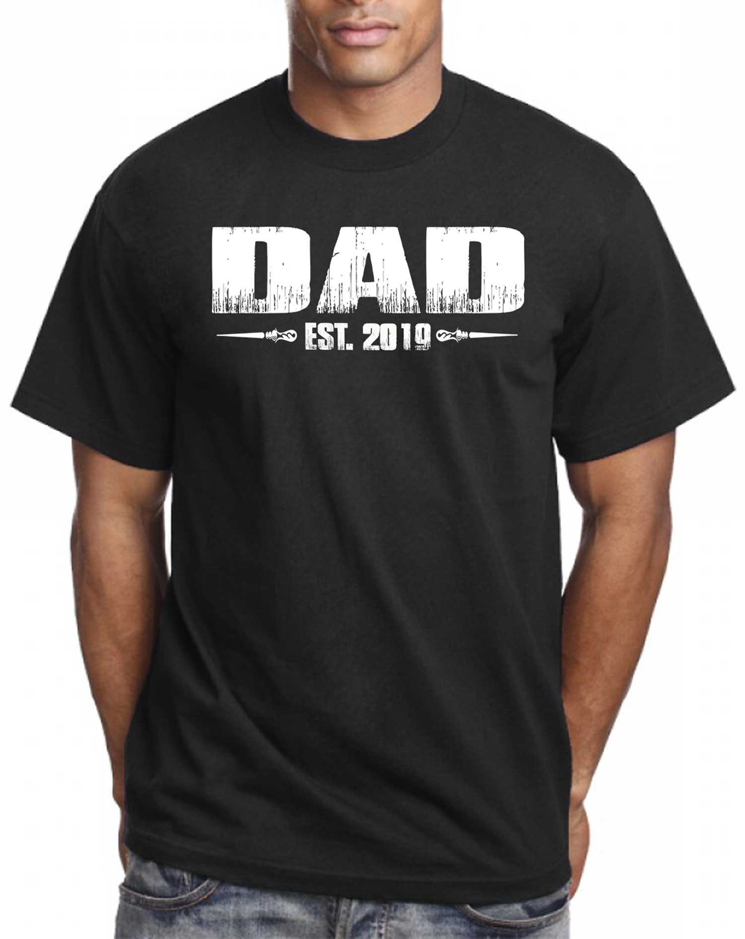 Dad EST. 2019 New Dad T Shirts New Dad Gift | Etsy