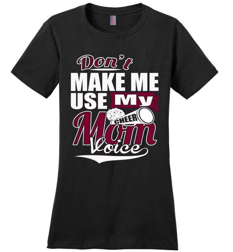 Download Cheer Mom Shirt Don't Make Me Use My Cheer Mom Voice | Etsy