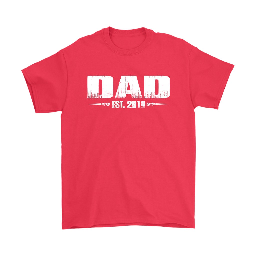 Dad EST. 2019 New Dad T Shirts New Dad Gift | Etsy