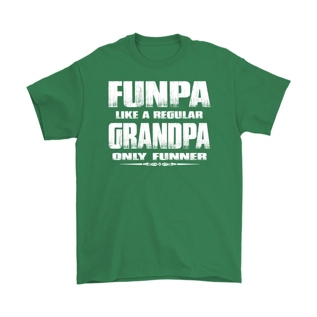 Funny Grandpa Shirt: Funpa 100% Cotton Tee - Etsy