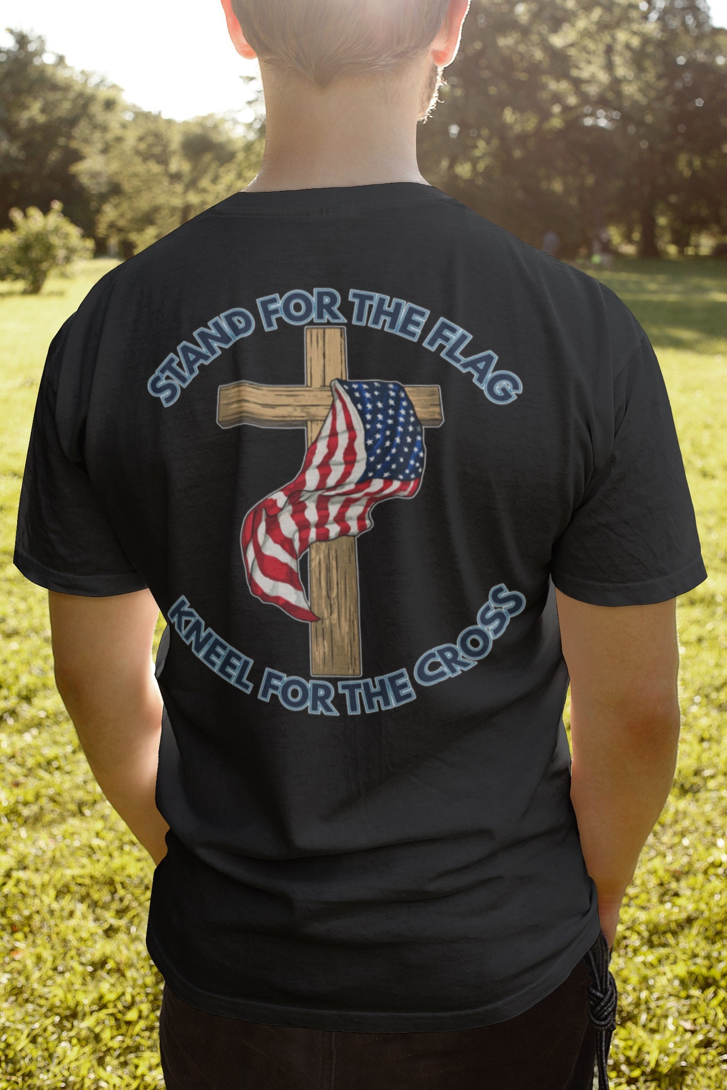 I Stand For The Flag And Kneel For The Cross T-Shirts I Stand For The Flag And Kneel For The Cross T-Shirts