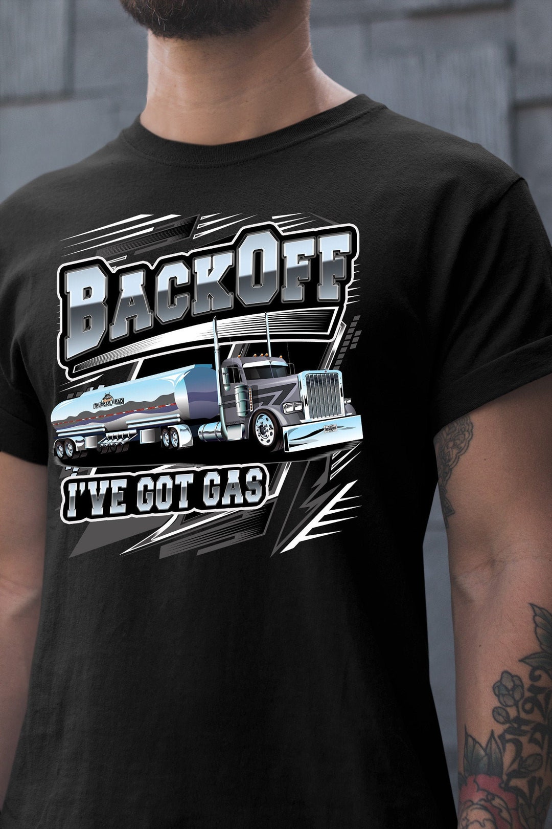 Gas Ronda Merchandise Funny Trucker Shirt: Back off I've Got Gas - Etsy