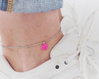 Anklet with charm of your choice glitterati