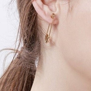 Orecchini spilla da balia in argento nichel free