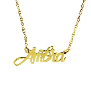 Necklace with hypoallergenic 925 silver name image 3