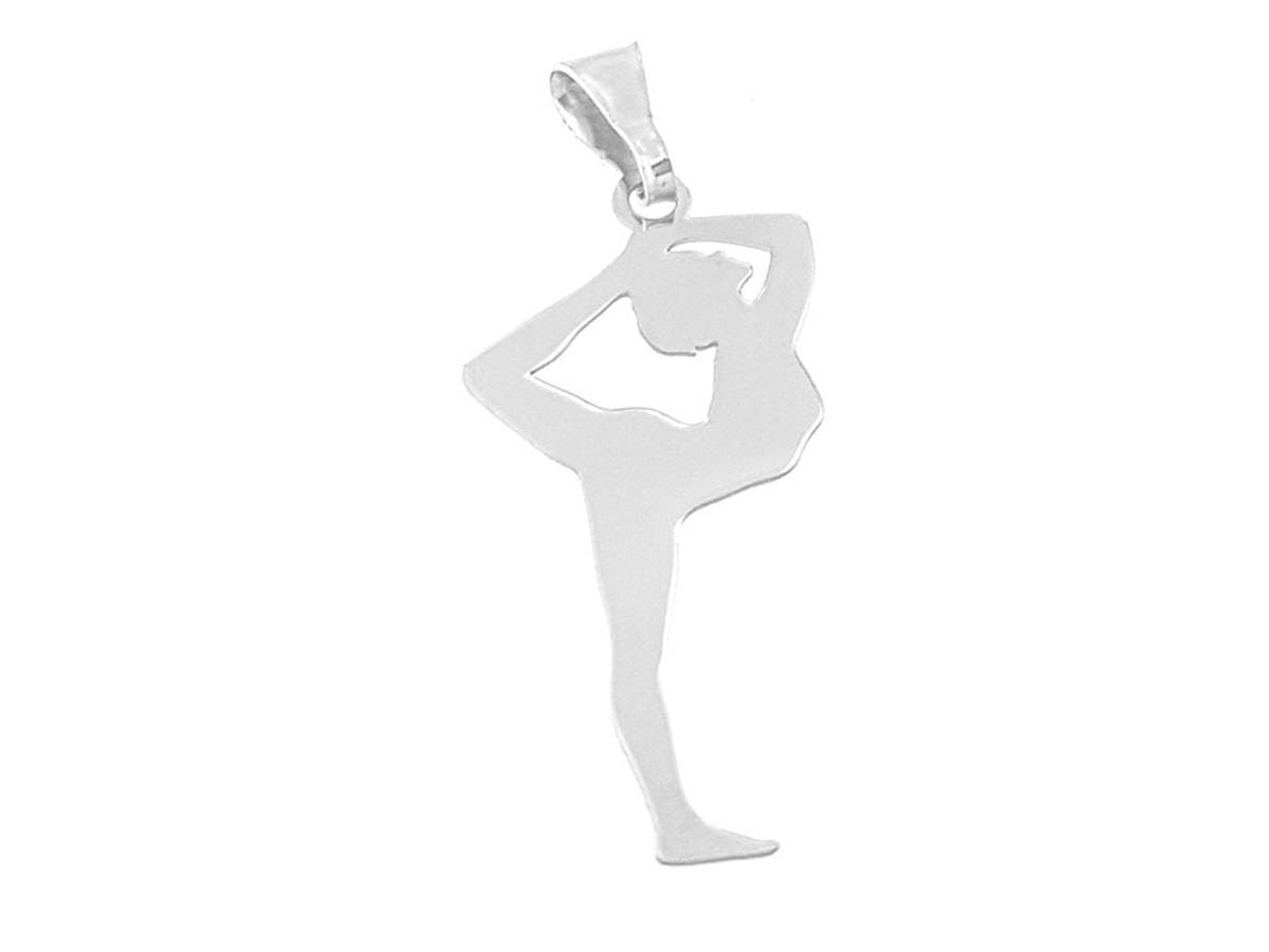 Unift Ginnastica rmica ginnastica artistica portachiavi portachiavi in acciaio inossidabile moda gioielli da ginnastica per regalo ballerino da donna  36