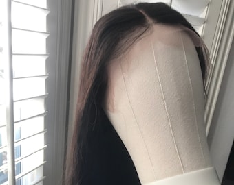 Human Hair with Baby Hair Pre Plucked Natural Hairline -Straight