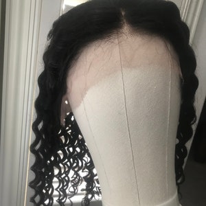 Human Hair Deep Curly Human Hair Wigs Pre Plucked with Baby Hair
