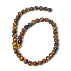 8mm Tiger Eye Round Loose Beads Strand For Jewelry Making DIY Necklace and or Bracelet CDB105