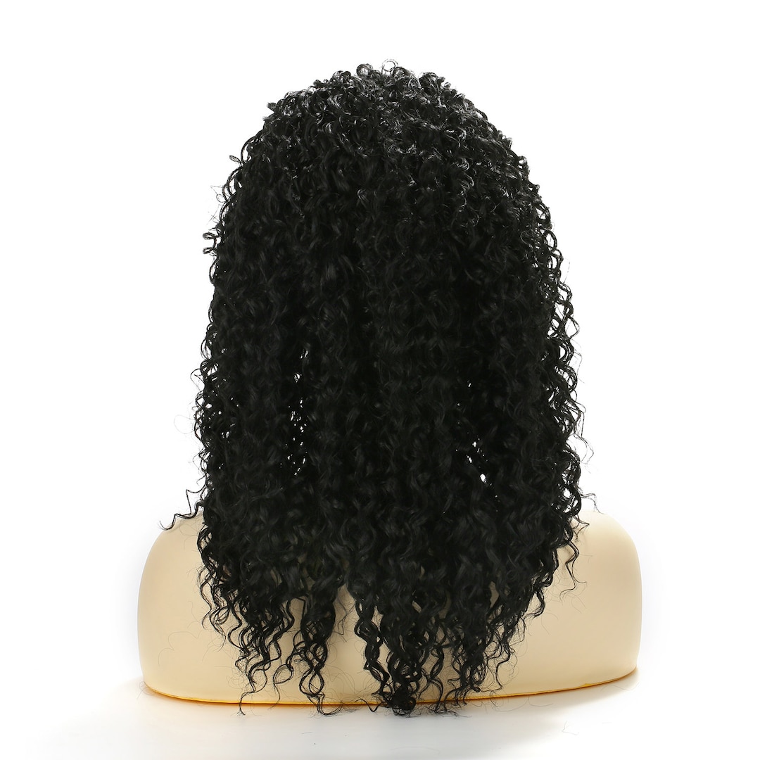 Quick Weave Synthetic Curly Half Wig (#1B Natural Black) - Etsy