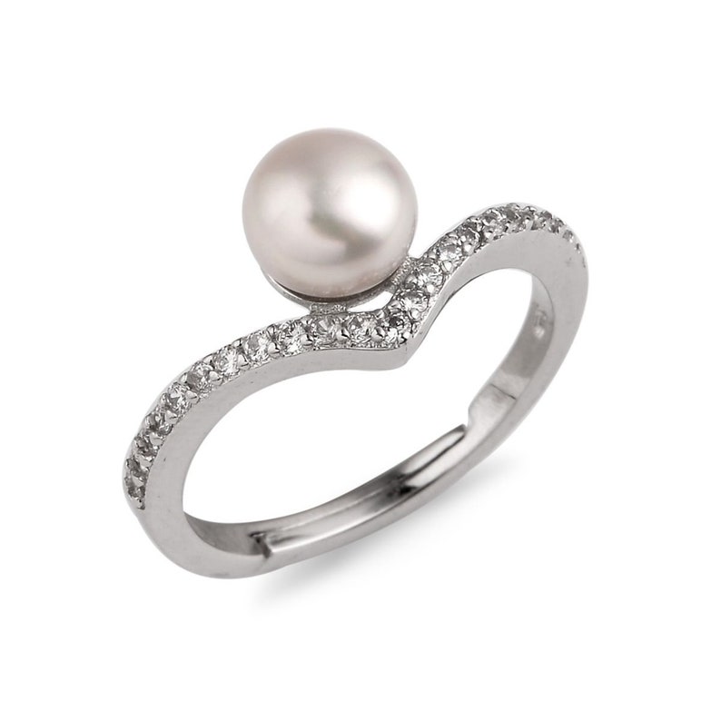 925 Sterling Silver Zircon Jewellery Ring Findings CD9RM77