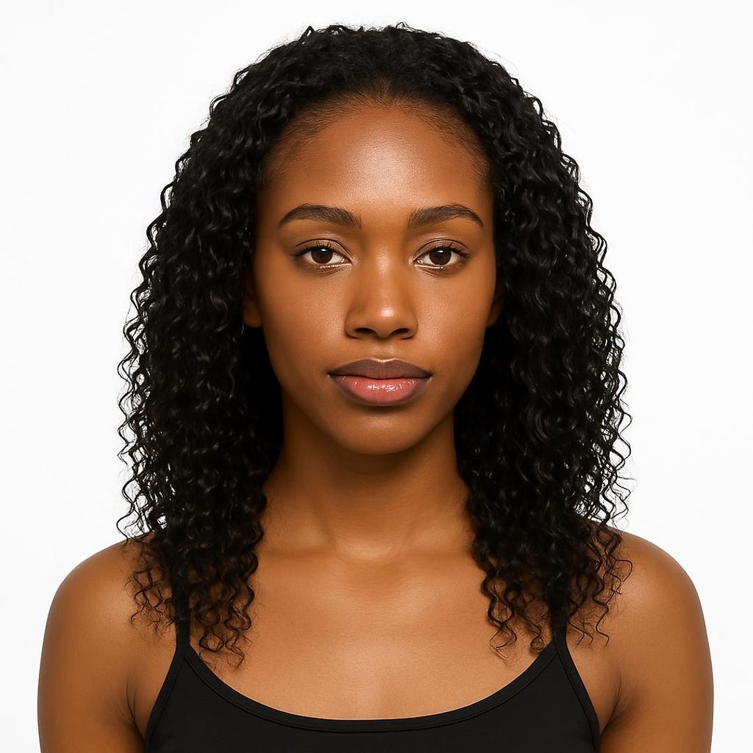 Quick Weave Synthetic Curly Half Wig (#1B Natural Black) - Etsy