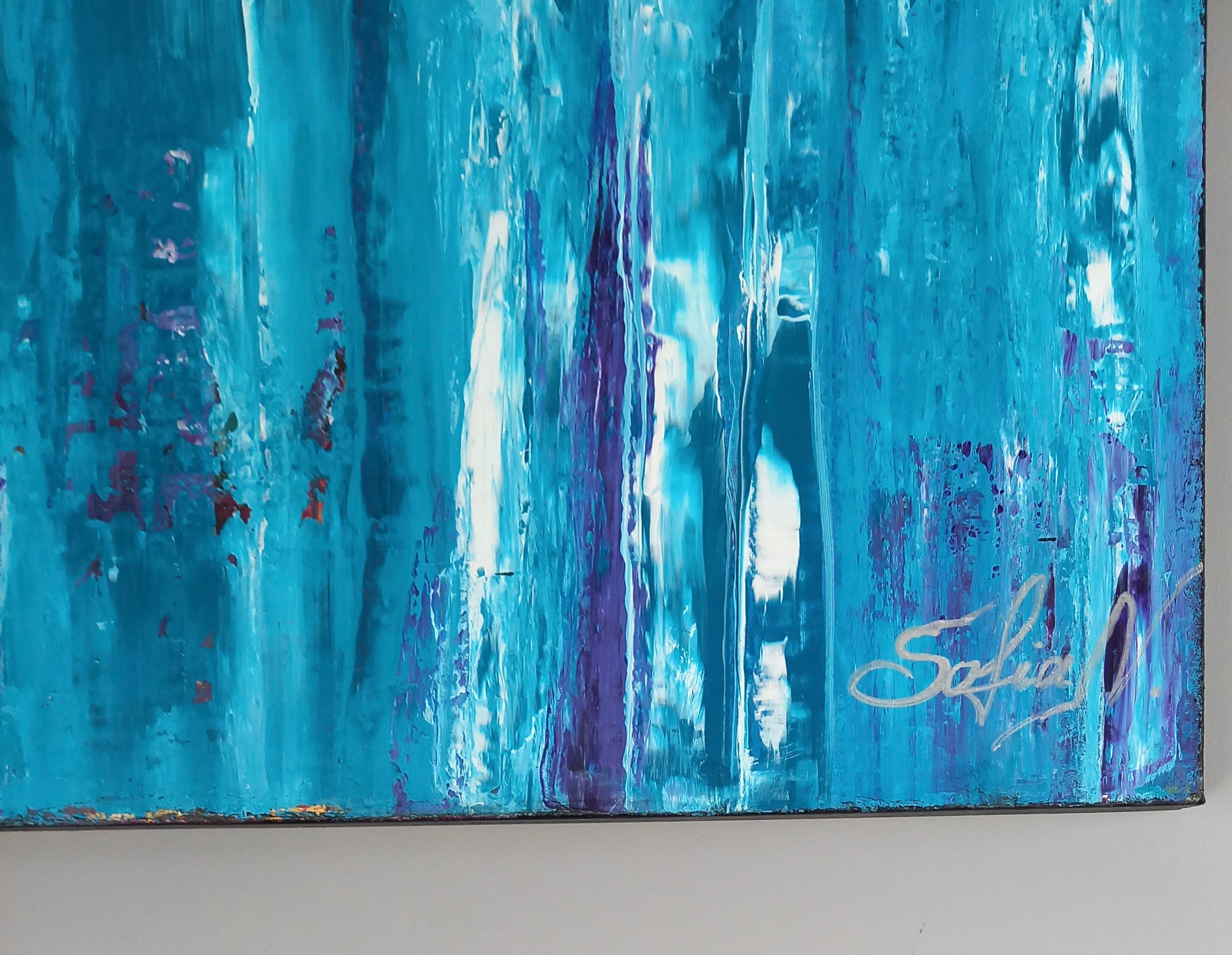 Emerald Green Painting on canvas Original Handmade Abstract Etsy