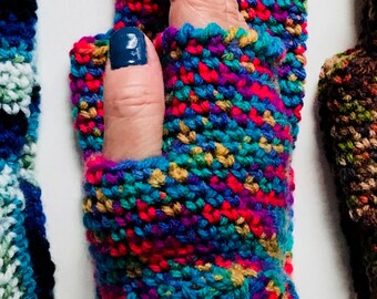 Fingerless Gloves, any colour & various sizes available.