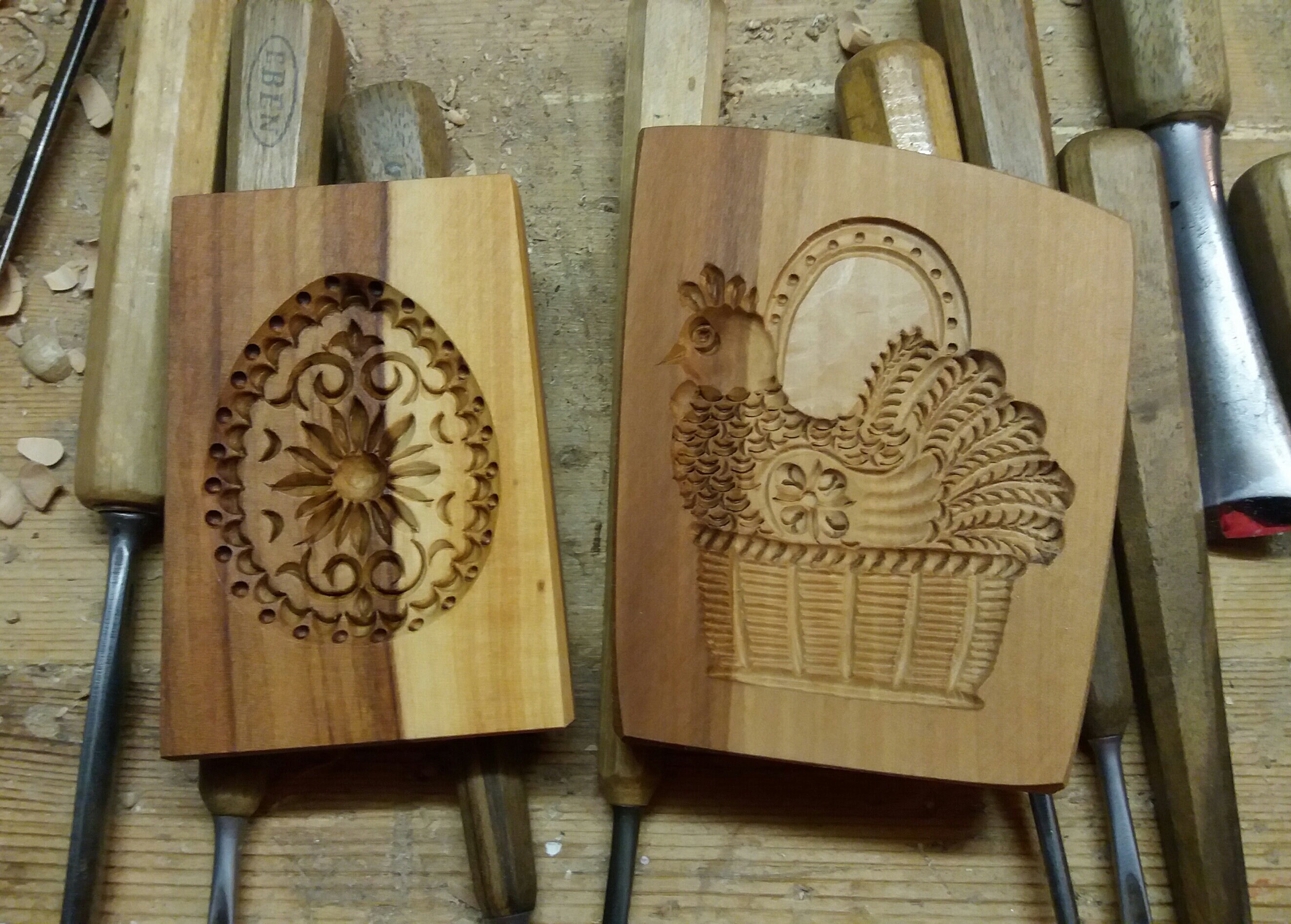 wooden gingerbread mould