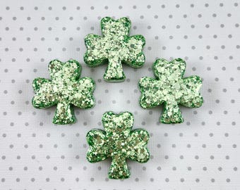SUPER STRONG! Celtic Kiss Glitter Shamrock Magnets, Set of 4, St Patrick's Day Magnet, Lucky, Kiss Me I'm Irish, Shenanigans and Malarky