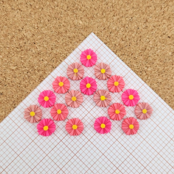 Daisy Push Pins Etsy