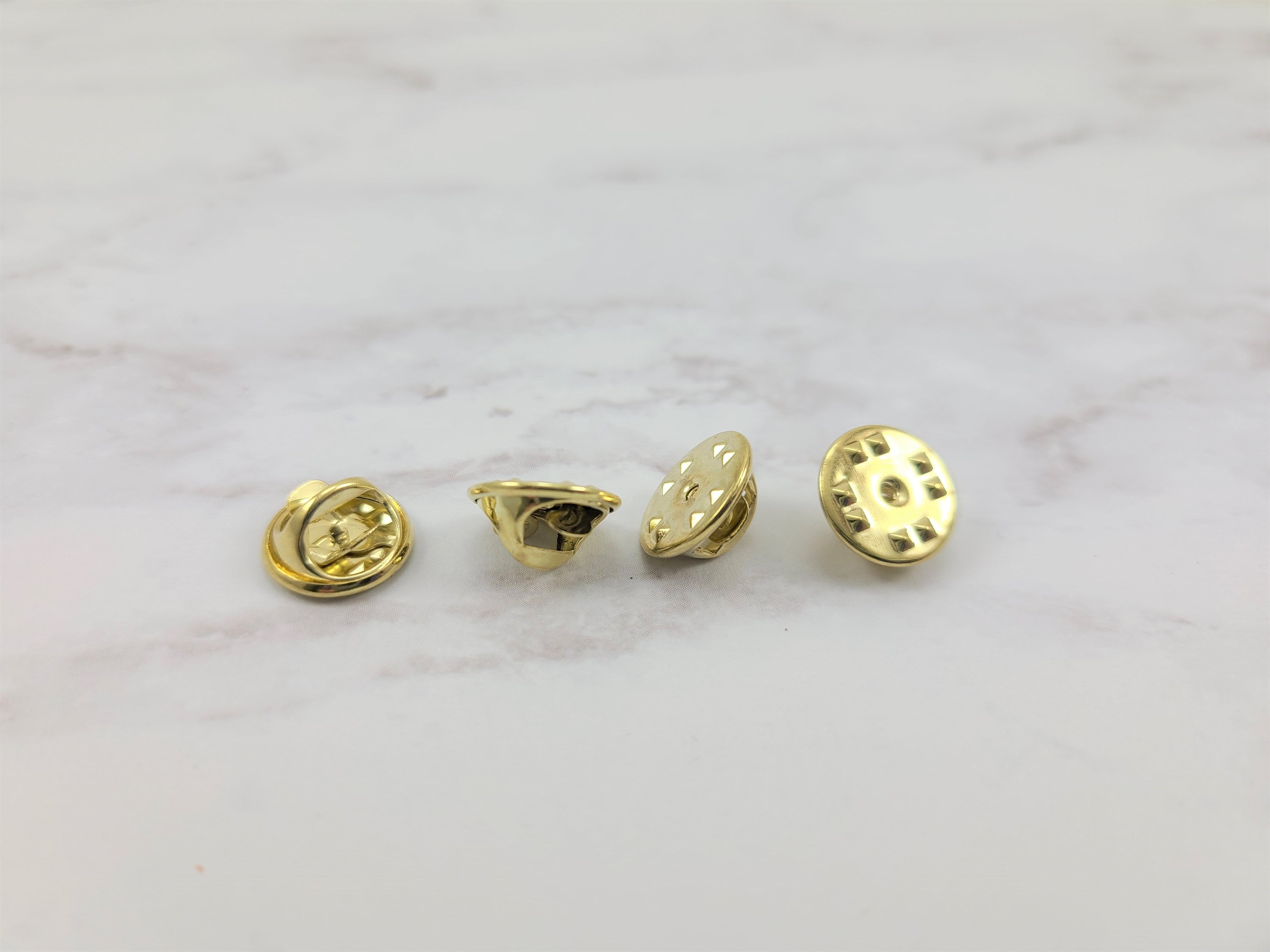 Gold Butterfly Clutch Backs 100 Pieces Lapel Pin Back Tie Etsy