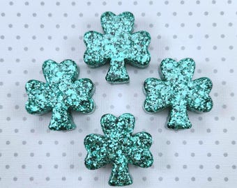 SUPER STRONG! Belfast Beauty Glitter Shamrock Magnets, Set of 4, St Patrick's Day Magnet, Lucky, Kiss Me I'm Irish, Shenanigans and Malarky