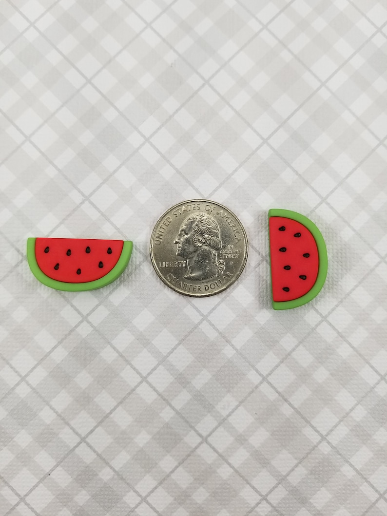 Neodymium Magnets Resin Magnets Picnic Watermelon Decorative Magnets Foodie Magnets Fruit Magnets Summertime Set of 10 SUPER STRONG