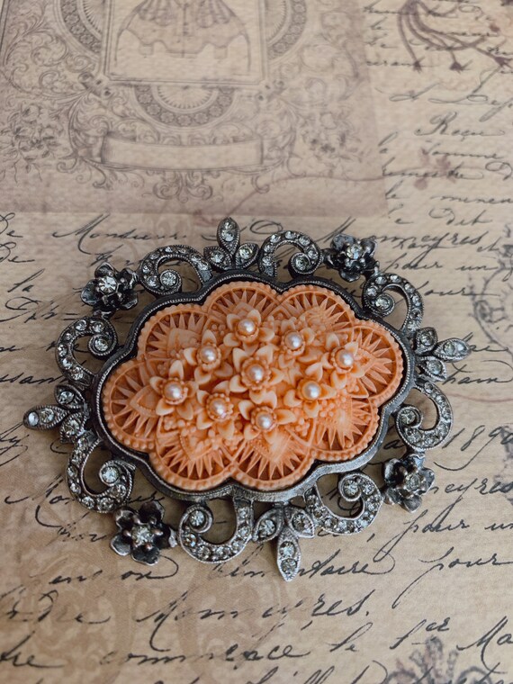 Vintage Brooch/ Vintage Pin/ Vintage Jewelry/ Vin… - image 1