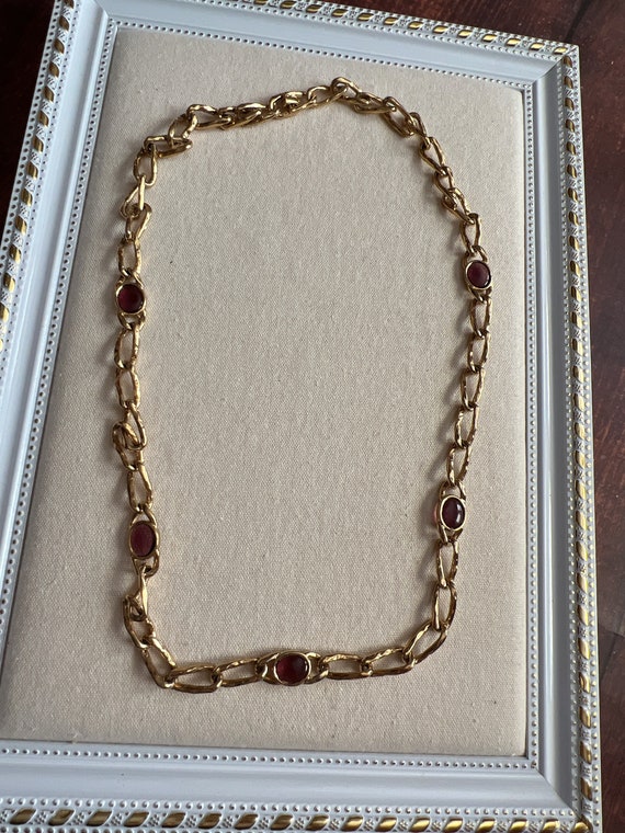 Vintage Necklace/ Vintage Jewelry/ Vintage Gold/ … - image 3