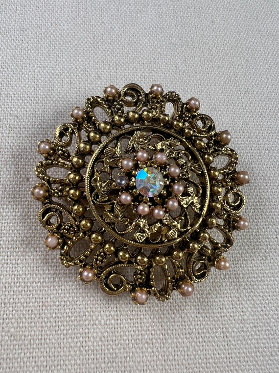 Vintage Brooch/ Art Deco Jewelry/ Vintage Jewelry… - image 1