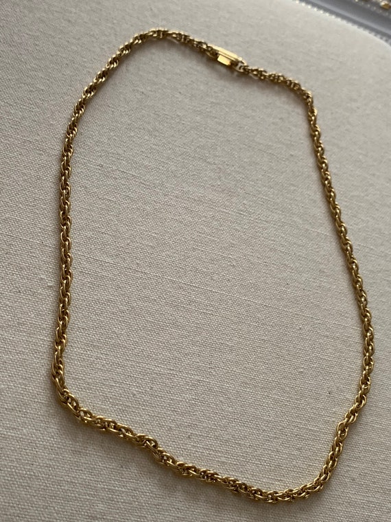 Vintage Chain Gold Necklace/ Vintage Necklace/ Vi… - image 2