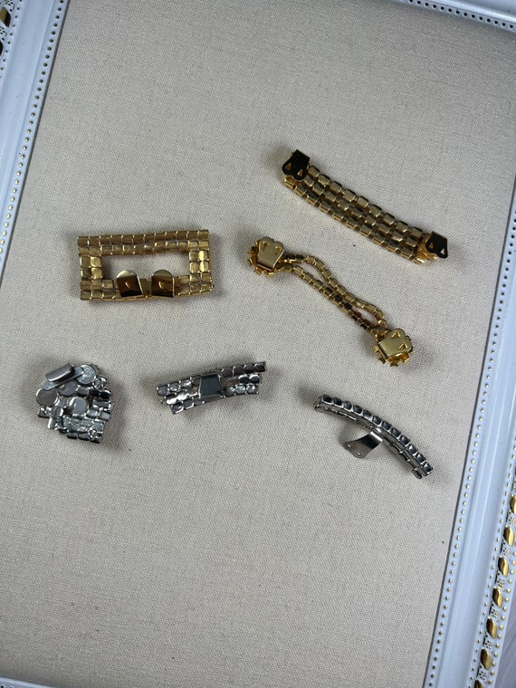 Vintage Rhinestone Dress Clips Lot/ Vintage Shoe … - image 5