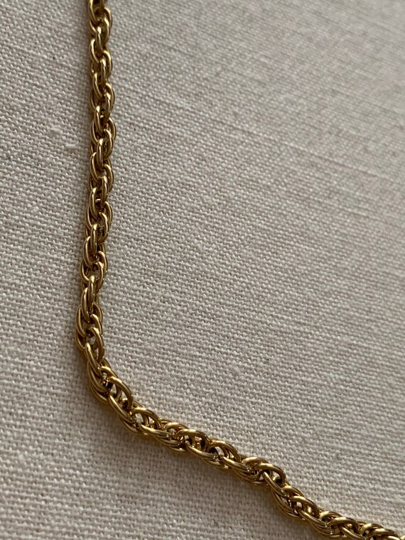 Vintage Chain Gold Necklace/ Vintage Necklace/ Vi… - image 4