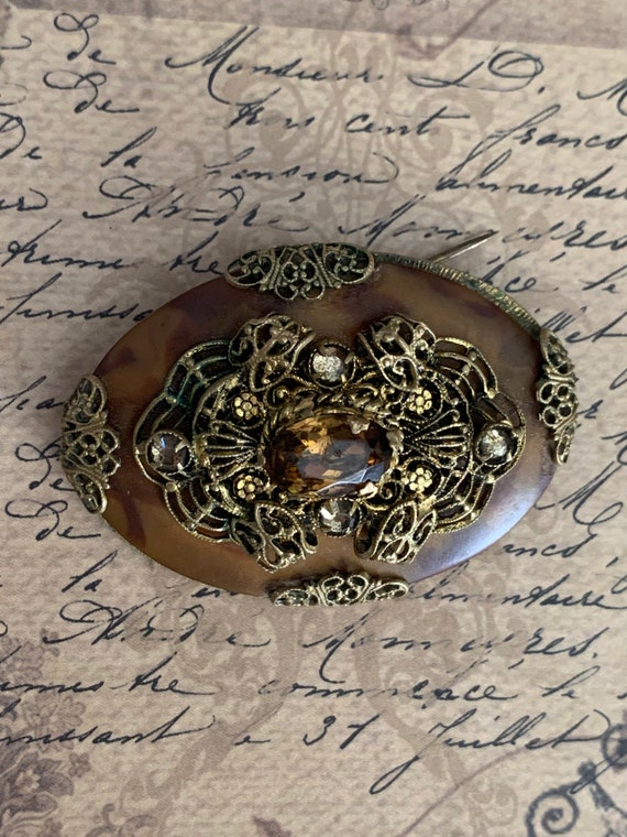 Vintage Brooch/ Vintage Pin/ Vintage Jewelry/ Vin… - image 1