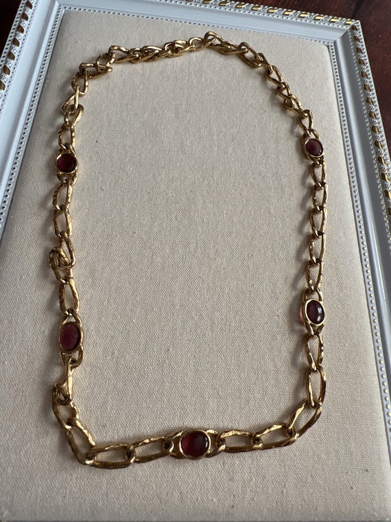 Vintage Necklace/ Vintage Jewelry/ Vintage Gold/ … - image 2