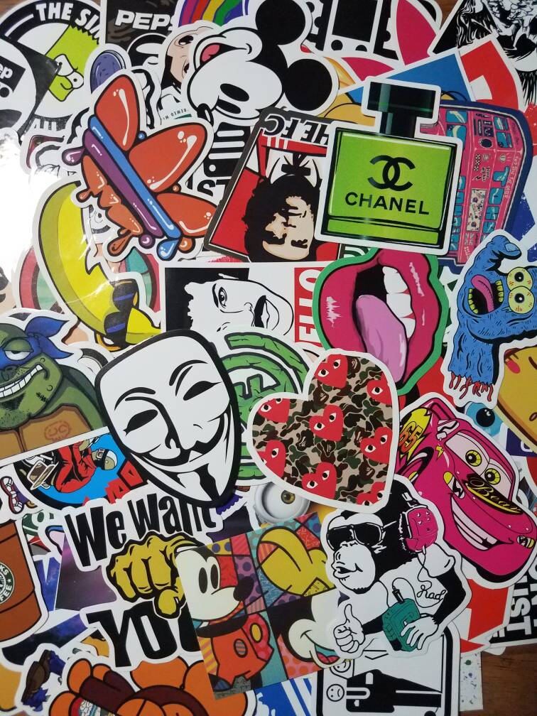 StickerBombing Sticker Pack 40 Random Stickers for 8.75 Etsy