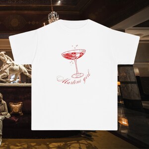 Martini Baby tee, 90s, 2000s, y2k fashion, for her, graphic tee, funny quotes, slogan tee, martini girl